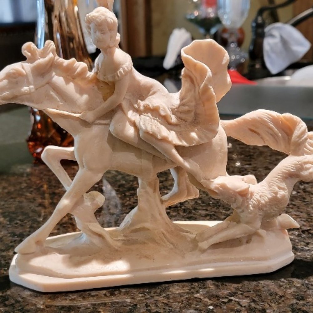Porcelain Women on a Horse